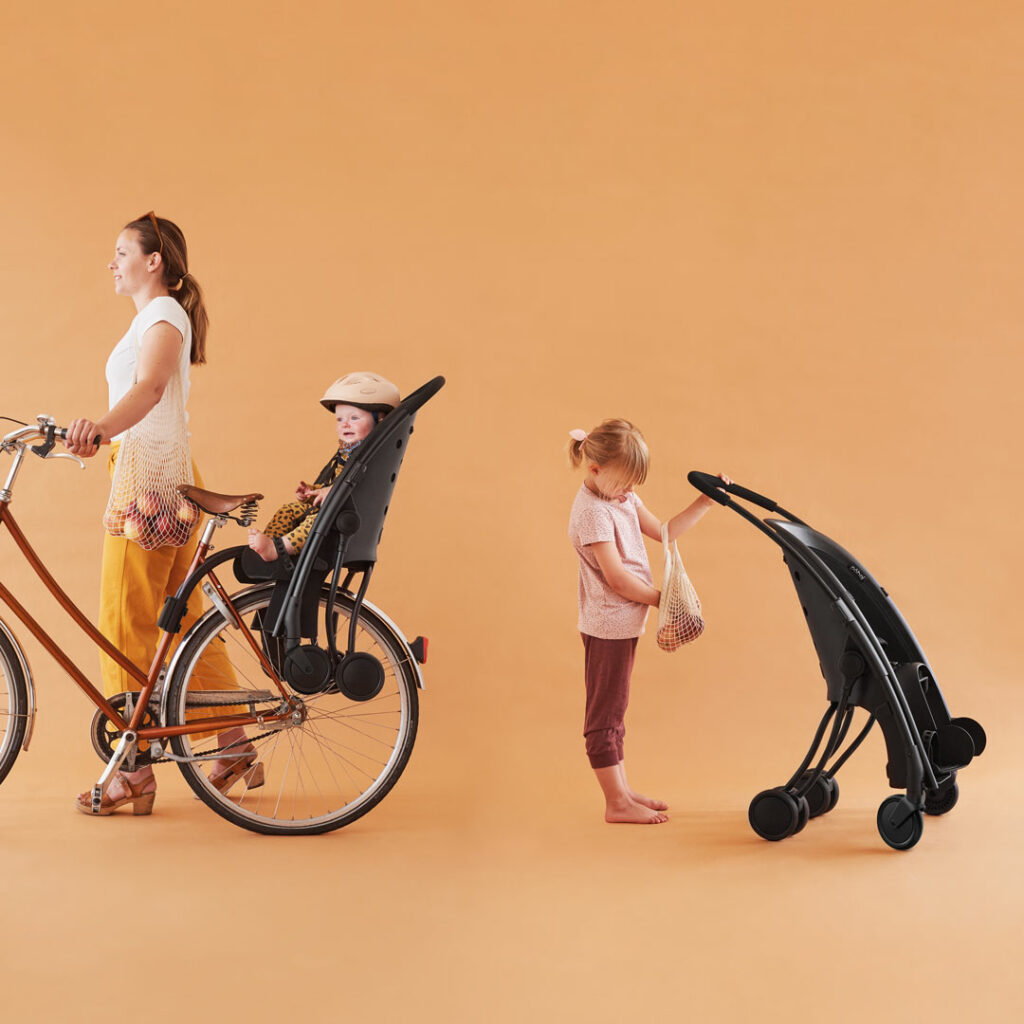 påhoj cykelsits och barnvagn
